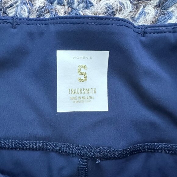 Tracksmith Allston Tights Women's Small Navy - Picture 2 of 3